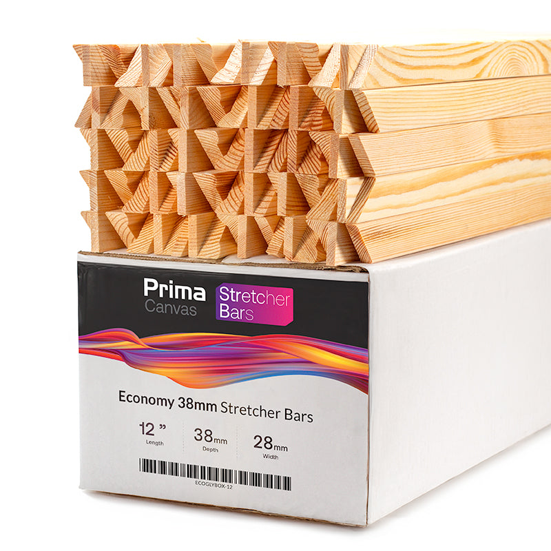 Economy 38mm Stretcher Bars - Full Boxes