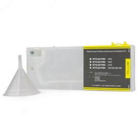 Yellow Refillable Cartridge for Epson 7600 9600 4000